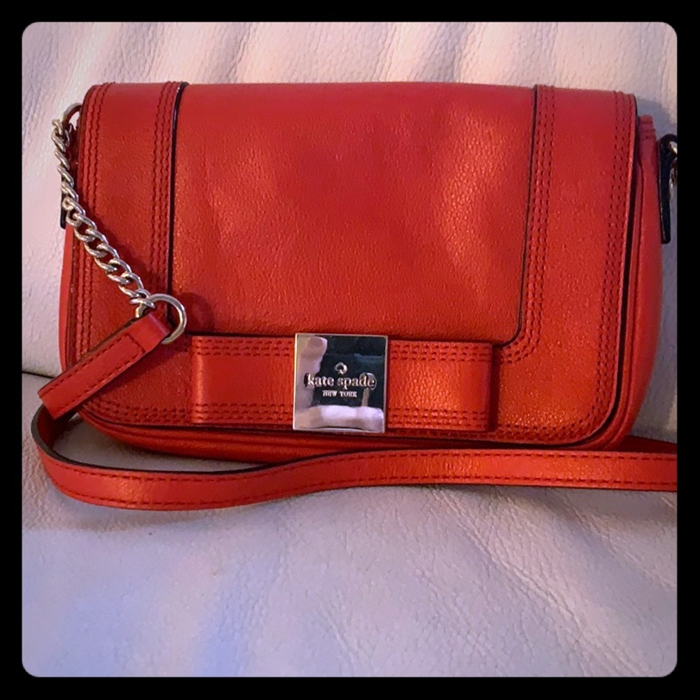 Kate Spade preloved red crossbody
